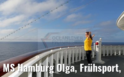 MS Hamburg Olga, Frühsport, Yoga 13.02.2016