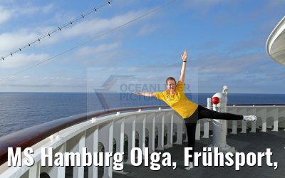 MS Hamburg Olga, Frühsport, Yoga 13.02.2016