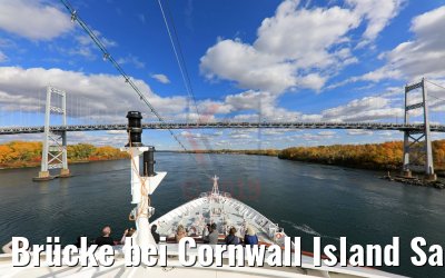 Brücke bei Cornwall Island Sankt-Lorenz-River 15.10.2019