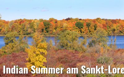 Indian Summer am Sankt-Lorenz-Strom in Kanada 15.10.2019