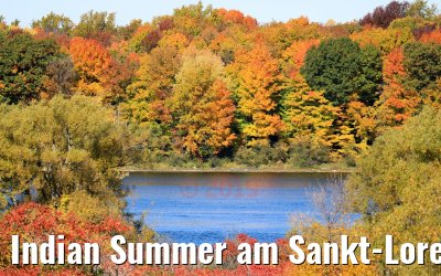 Indian Summer am Sankt-Lorenz-Strom in Kanada 15.10.2019