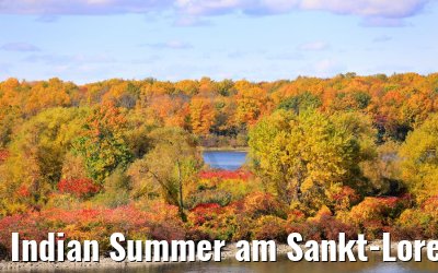 Indian Summer am Sankt-Lorenz-Strom in Kanada 15.10.2019