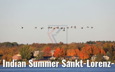 Indian Summer Sankt-Lorenz-Strom Impressionen 15.10.2019