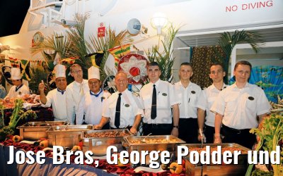 Jose Bras, George Podder und Team MS Hamburg 17.02.2018