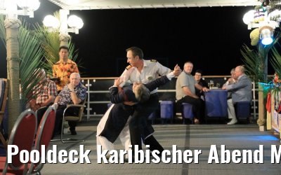 Pooldeck karibischer Abend MS Hamburg 17.02.2018