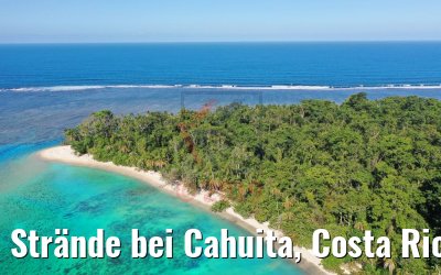 Strände bei Cahuita, Costa Rica 15.02.2019