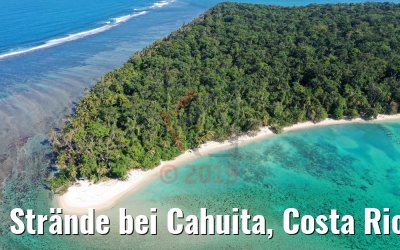 Strände bei Cahuita, Costa Rica 15.02.2019