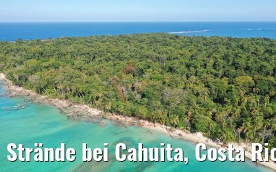 Strände bei Cahuita, Costa Rica 15.02.2019
