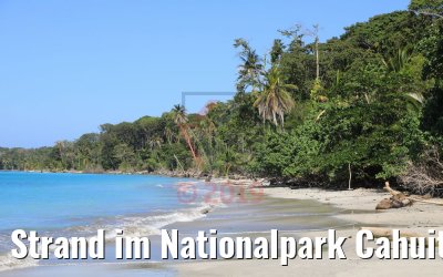 Strand im Nationalpark Cahuita, Costa Rica