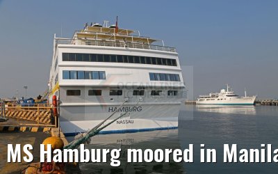 MS Hamburg moored in Manila 14.02.2016
