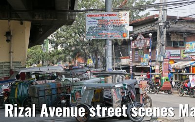 Rizal Avenue street scenes Manila 14.02.2016