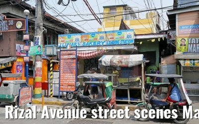 Rizal Avenue street scenes Manila 14.02.2016