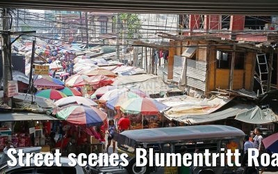 Street scenes Blumentritt Road Manila 14.02.2016