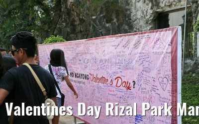Valentines Day Rizal Park Manila