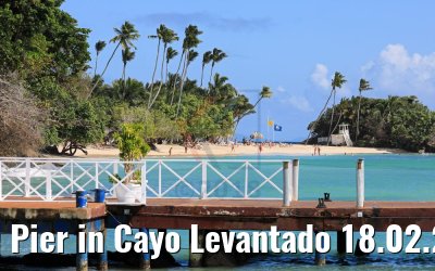 Pier in Cayo Levantado 18.02.2018