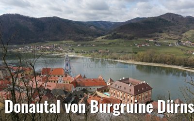 Donautal von Burgruine Dürnstein 29.03.2015