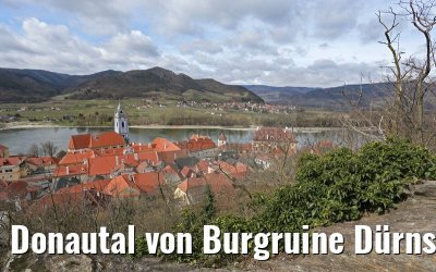 Donautal von Burgruine Dürnstein 29.03.2015