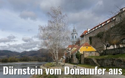 Dürnstein vom Donauufer aus 29.03.2015