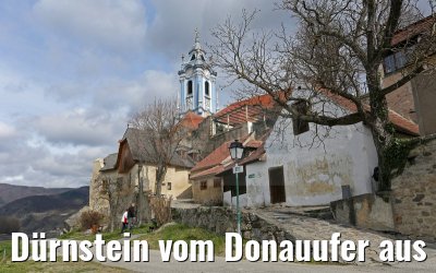 Dürnstein vom Donauufer aus 29.03.2015