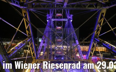 im Wiener Riesenrad am 29.03.2015