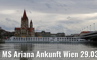 MS Ariana Ankunft Wien 29.03.2015