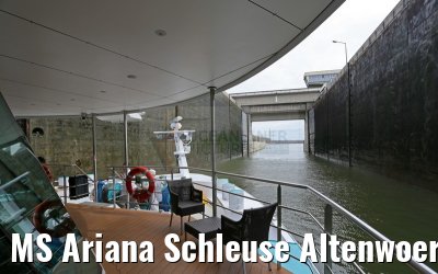 MS Ariana Schleuse Altenwoerth 29.03.2015
