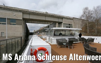 MS Ariana Schleuse Altenwoerth 29.03.2015