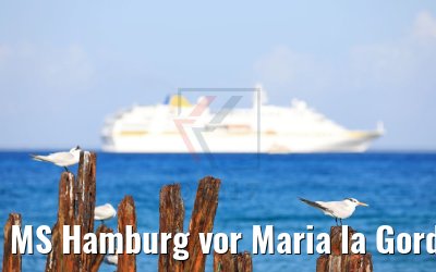 MS Hamburg vor Maria la Gorda, Kuba 01.12.2017