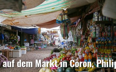 auf dem Markt in Coron, Philippinen