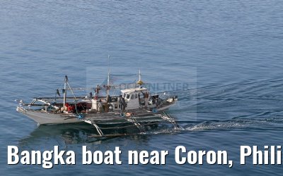 Bangka boat near Coron, Philippines, 15.02.2016