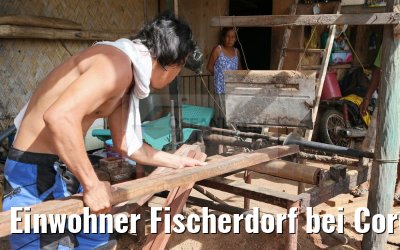 Einwohner Fischerdorf bei Coron, Busuanga Island, Philippinen