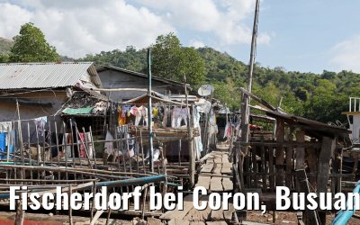 Fischerdorf bei Coron, Busuanga Island, Philippinen, 15.02.2016