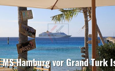 MS Hamburg vor Grand Turk Island 19.02.2018