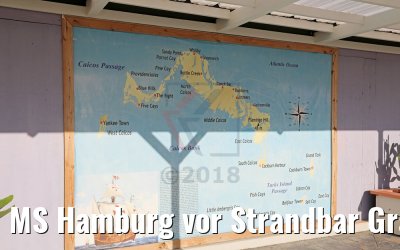 MS Hamburg vor Strandbar Grand Turk Island 19.02.2018