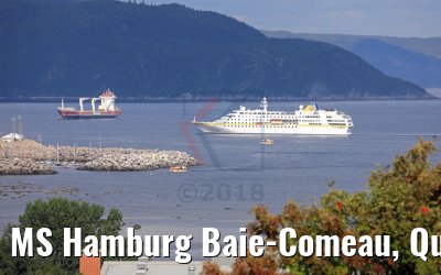 MS Hamburg Baie-Comeau, Québec, Kanada
