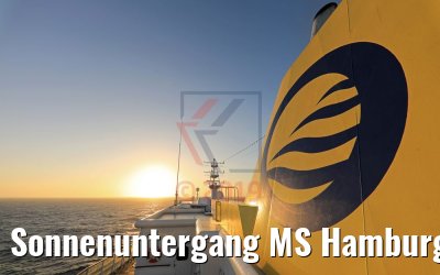 Sonnenuntergang MS Hamburg 17.02.2019