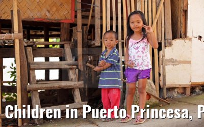 Children in Puerto Princesa, Philippinen 16.02.2016