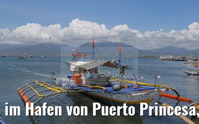 im Hafen von Puerto Princesa, Palawan Island, Philippinen 16.02.2016