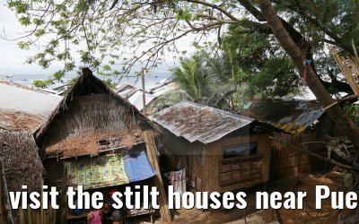 visit the stilt houses near Puerto Princesa, Palawan Island, Philippines 16.02.2016