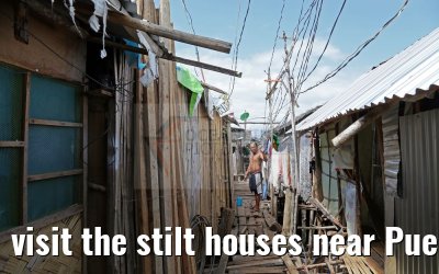 visit the stilt houses near Puerto Princesa, Palawan Island, Philippines 16.02.2016