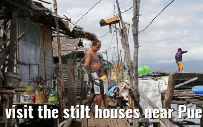 visit the stilt houses near Puerto Princesa, Palawan Island, Philippines 16.02.2016