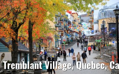 Tremblant Village, Quebec, Canada 18.10.2019