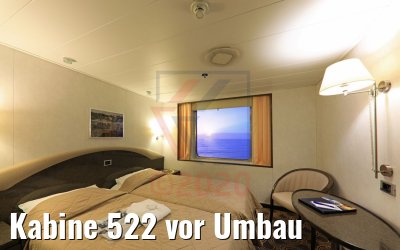 Kabine 522 vor Umbau 