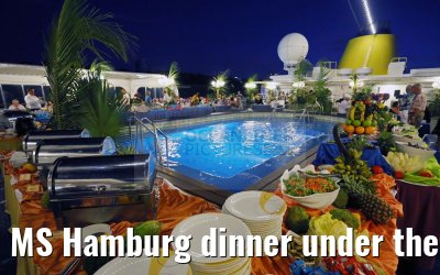 MS Hamburg dinner under the stars 17.02.2016