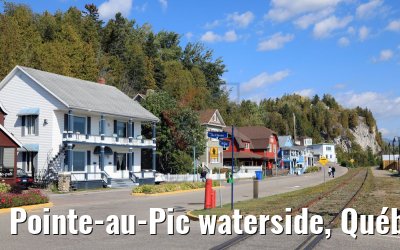 Pointe-au-Pic waterside, Québec, Canada