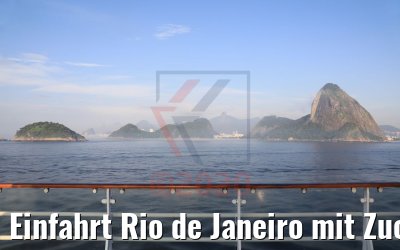 Einfahrt Rio de Janeiro mit Zuckerhut und Corcovado