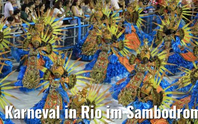 Karneval in Rio im Sambodrom