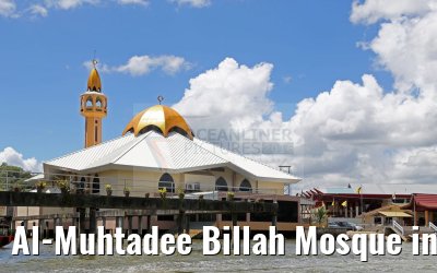 Al-Muhtadee Billah Mosque in Kampong Ayer, Bandar Seri Begawan 18.02.2016