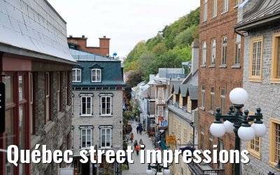Québec street impressions