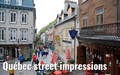 Québec street impressions